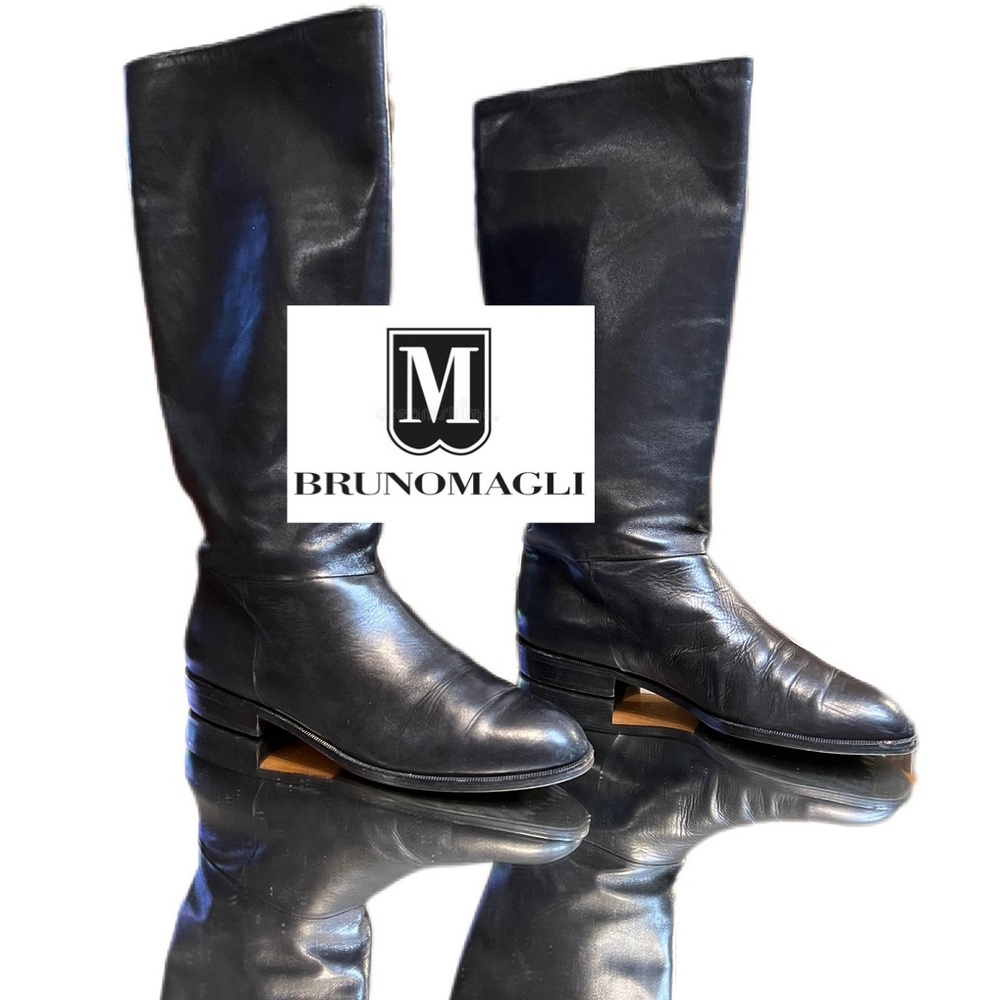 BRUNO MAGLI | Womens Equestrian Riding Boot | Knee High Leather BOOTS 7 like New